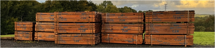 Traverses paysagères en azobé